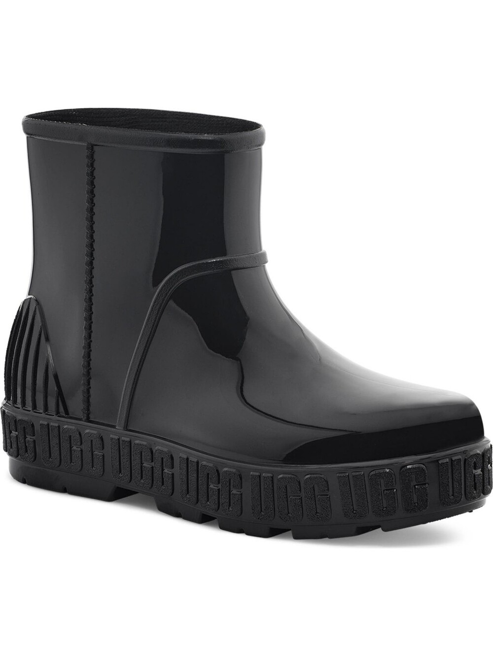 UGG Drizlita Women's 6 Black Shearling Lined Rain Boot New